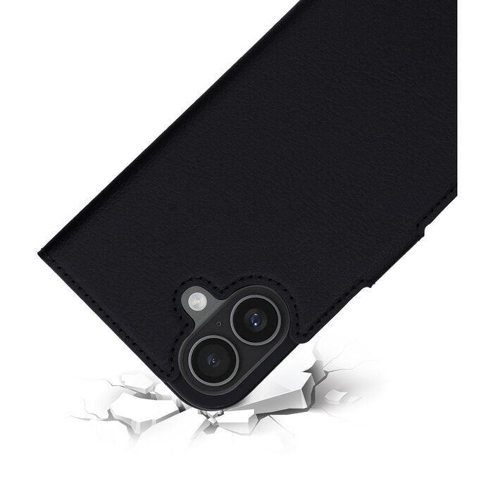 Mobiparts Mobiparts Classic Wallet Case voor iPhone 17 - MagSafe Compatibel - Zwart