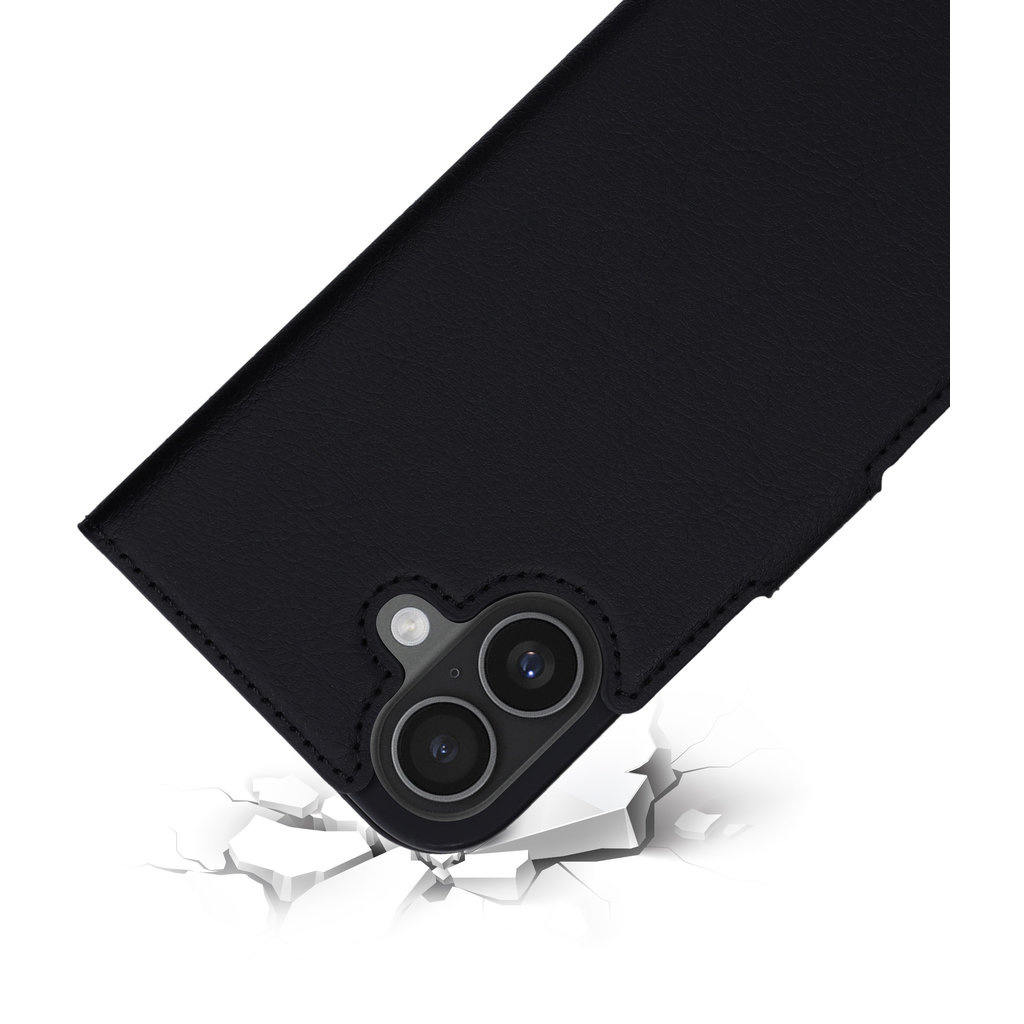 Mobiparts Mobiparts Classic Wallet Case Apple iPhone 17 Black (MagSafe Compatible) V2