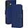 Mobiparts Lederen Wallet Case voor Apple iPhone 17 - MagSafe - Blauw