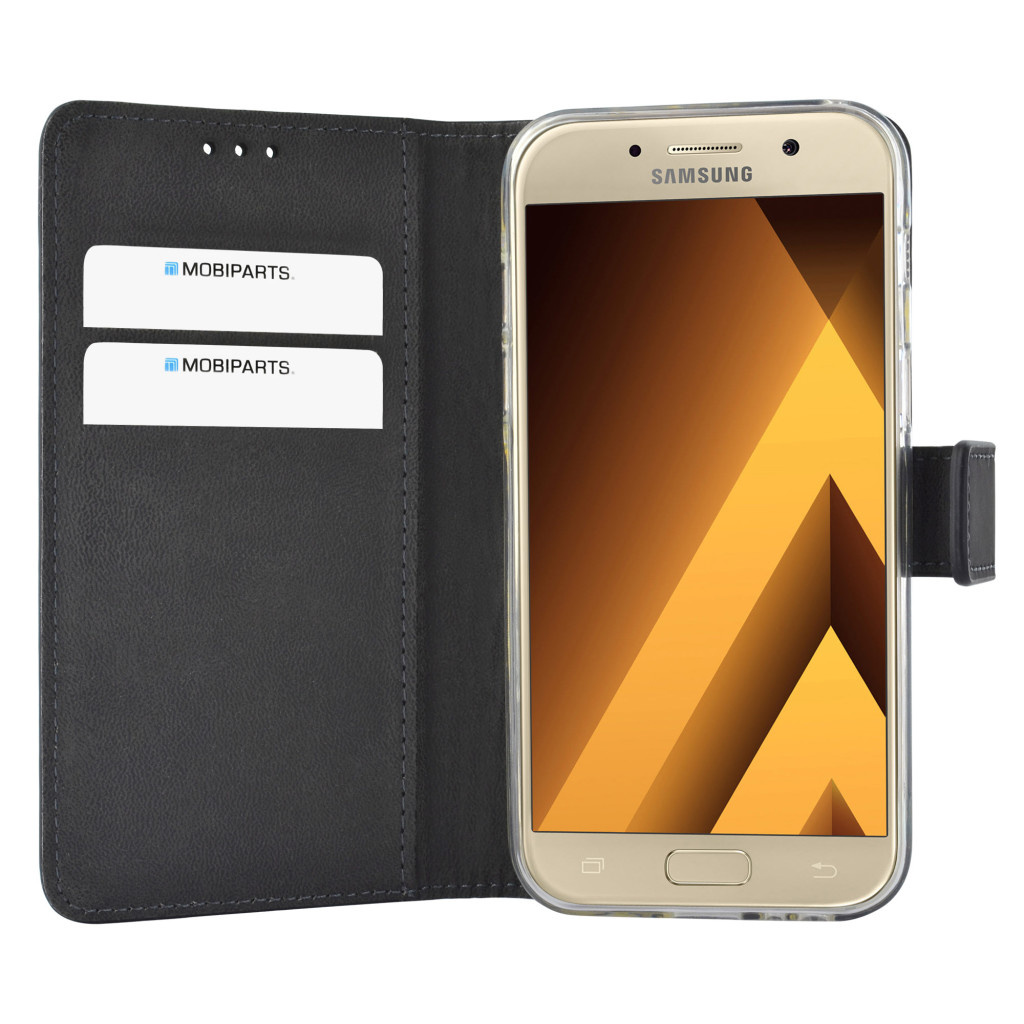Mobiparts Mobiparts Samsung Galaxy A3 (2017) Wallet Case - Zwart