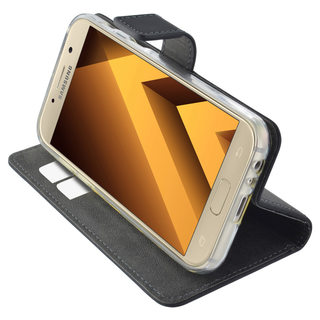 Mobiparts Mobiparts Samsung Galaxy A3 (2017) Wallet Case - Zwart
