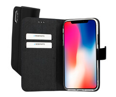 Mobiparts Mobiparts Premium Wallet TPU Case Apple iPhone X/XS Black