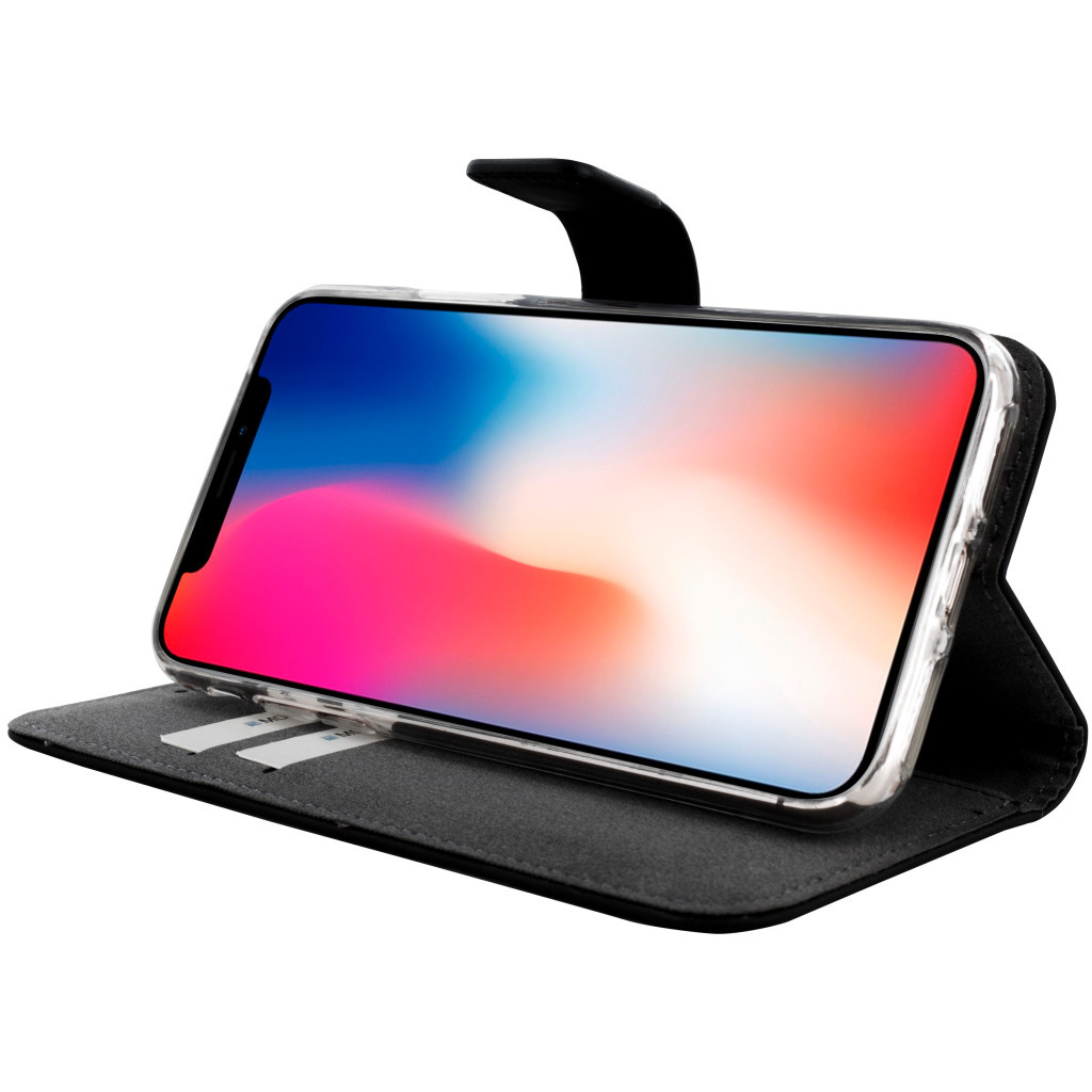 Mobiparts Mobiparts Premium Wallet TPU Case Apple iPhone X/XS Black