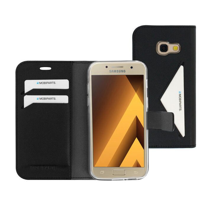 Mobiparts Mobiparts Samsung Galaxy A3 (2017) Wallet Case - Zwart