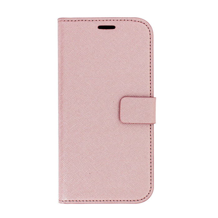 Mobiparts Mobiparts Saffiano Wallet Case voor Samsung Galaxy J5 (2017) - Roze Bookcase met Pasjeshouder