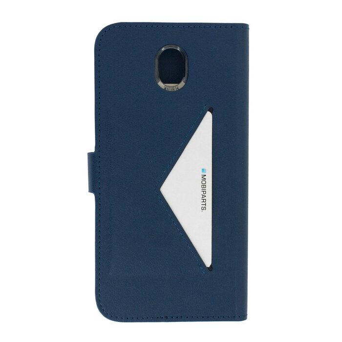 Mobiparts Mobiparts Classic Wallet Case voor Samsung Galaxy J7 (2017) - Blauw - Hoesje met pasjeshouder