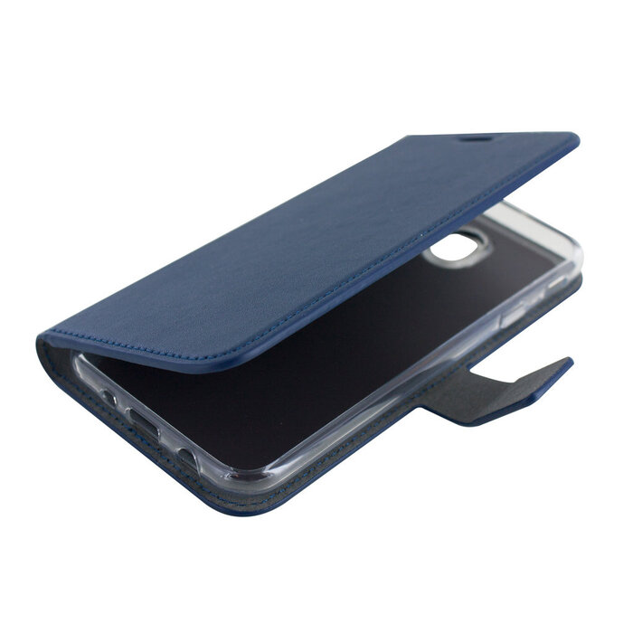 Mobiparts Mobiparts Classic Wallet Case voor Samsung Galaxy J7 (2017) - Blauw - Hoesje met pasjeshouder
