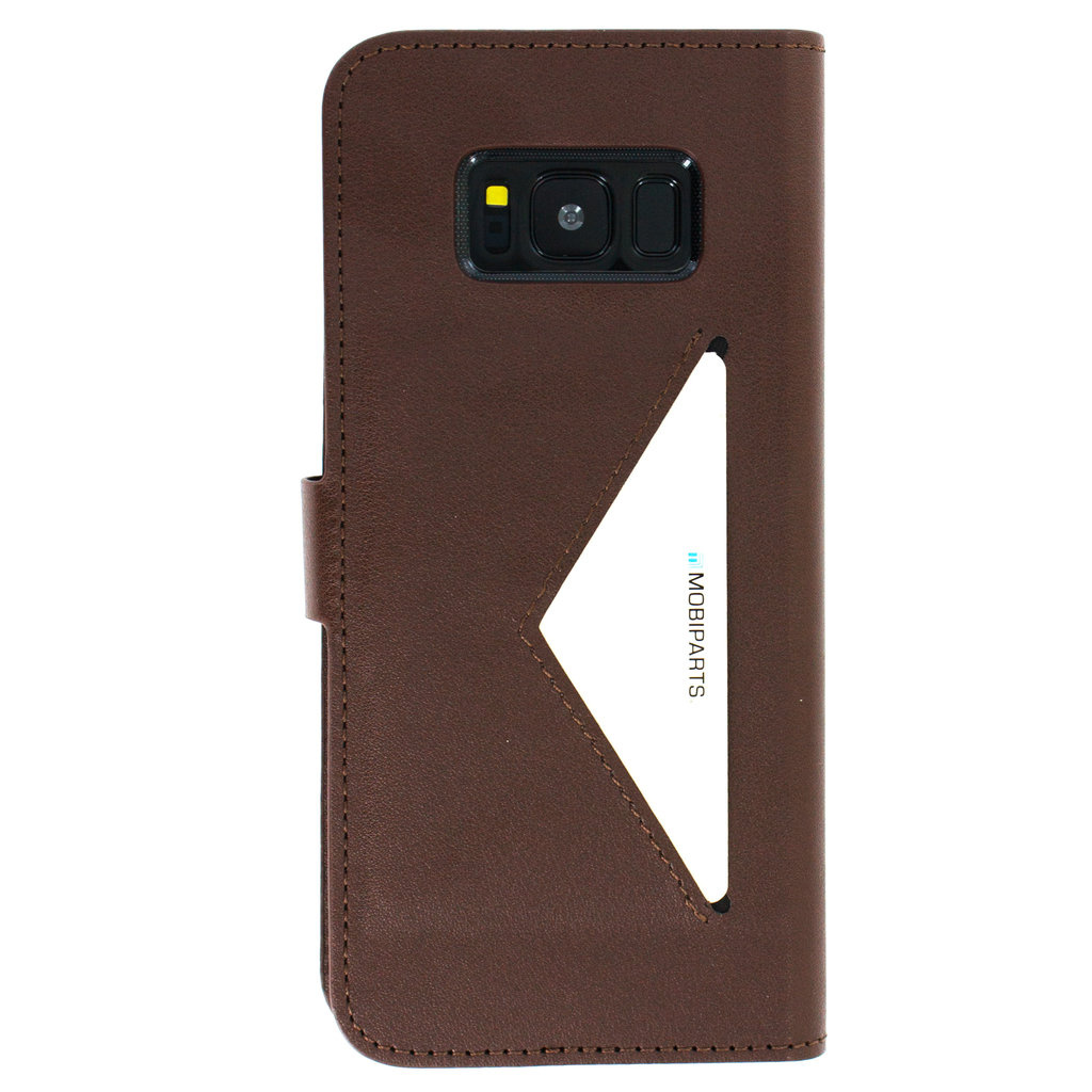 Mobiparts Mobiparts Classic Wallet Case Samsung Galaxy S8 Brown