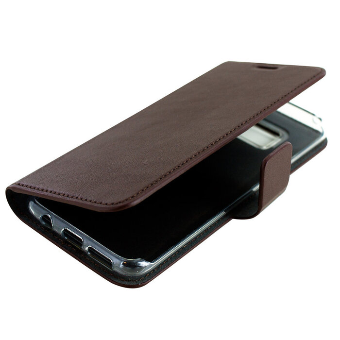 Mobiparts Mobiparts Classic Wallet Case voor Samsung Galaxy S8 - Hoesje met pasjeshouder - Bruin