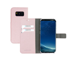 Mobiparts Mobiparts Saffiano Wallet Case voor Samsung Galaxy S8 - Roze