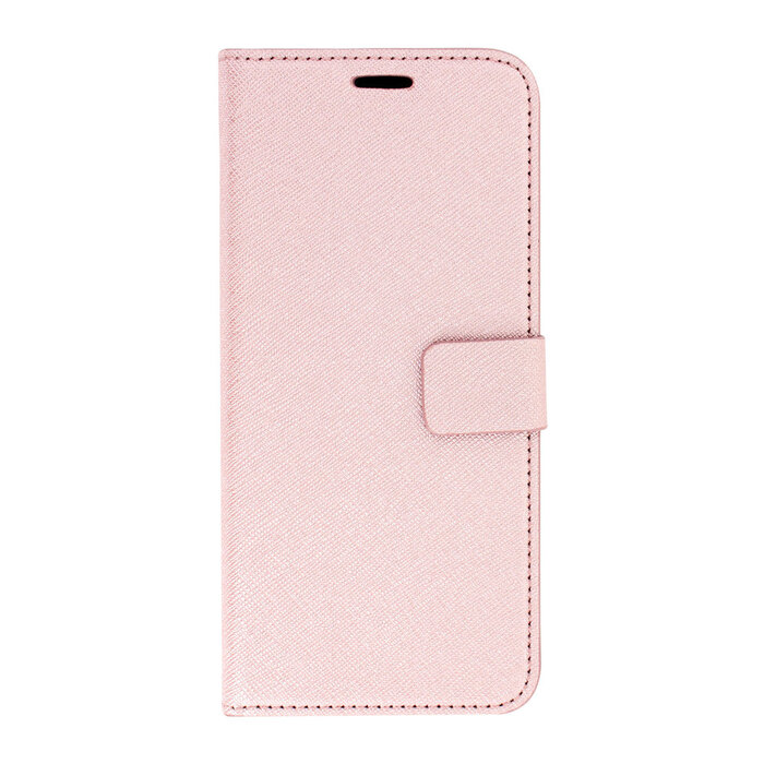 Mobiparts Mobiparts Saffiano Wallet Case voor Samsung Galaxy S8 - Roze Hoesje met Pasjeshouder