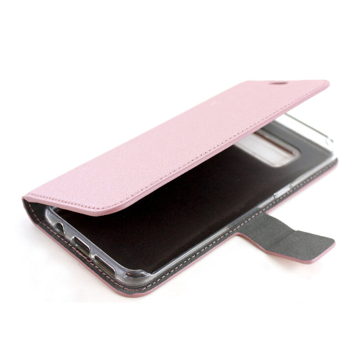 Mobiparts Mobiparts Saffiano Wallet Case voor Samsung Galaxy S8 - Roze Hoesje met Pasjeshouder