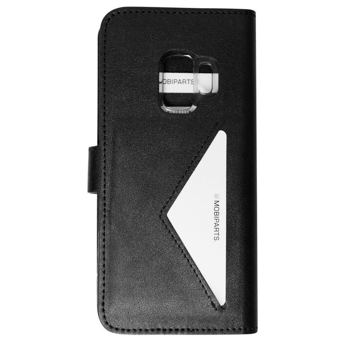Mobiparts Mobiparts Classic Wallet Case voor Samsung Galaxy S9 - Zwart - Hoesje met pasjeshouder