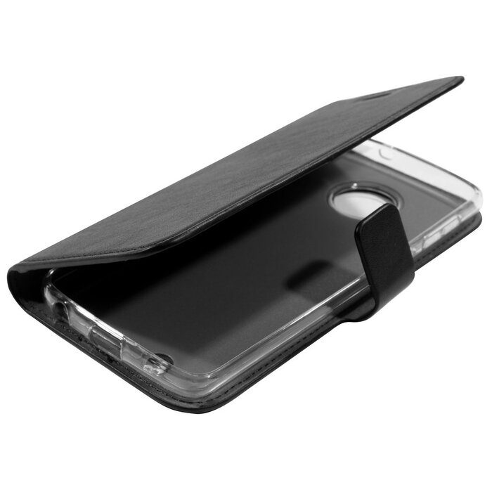 Mobiparts Mobiparts Classic Wallet Case voor Motorola Moto G6 - Hoesje met pasjeshouder - Zwart