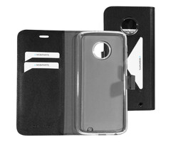 Mobiparts Mobiparts Classic Wallet Case voor Motorola Moto G6 Plus - Zwart