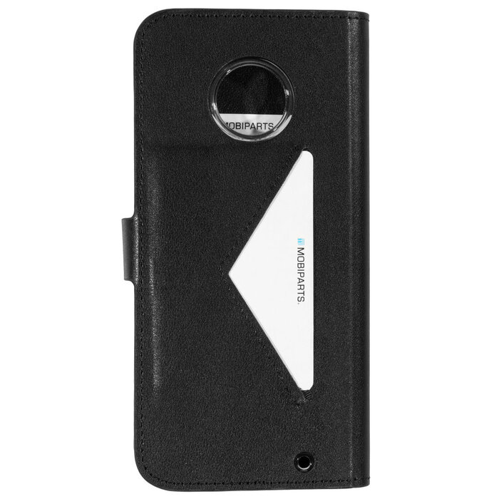 Mobiparts Mobiparts Classic Wallet Case voor Motorola Moto G6 Plus - Zwart - Portemonneehouder