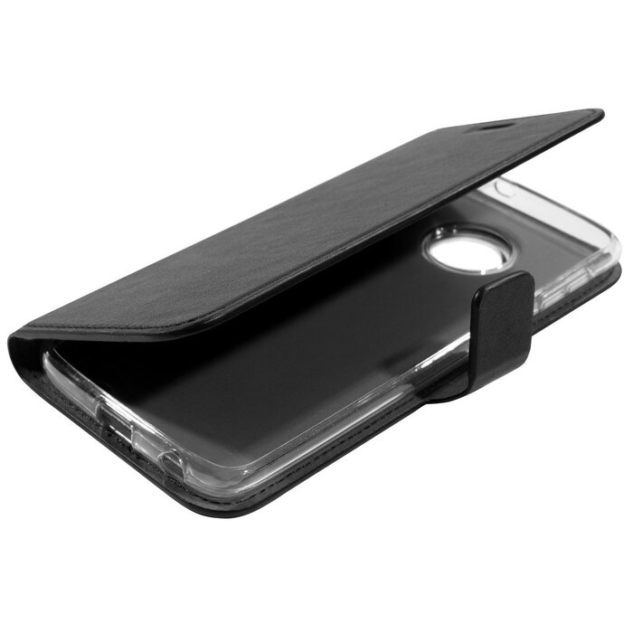 Mobiparts Mobiparts Classic Wallet Case voor Motorola Moto G6 Plus - Zwart - Portemonneehouder