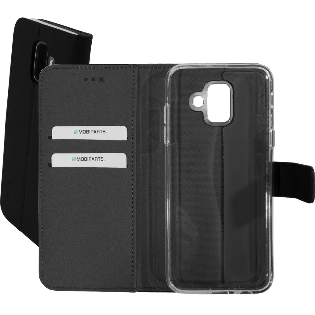 Mobiparts Mobiparts Samsung Galaxy A6 (2018) Wallet Case - Zwart