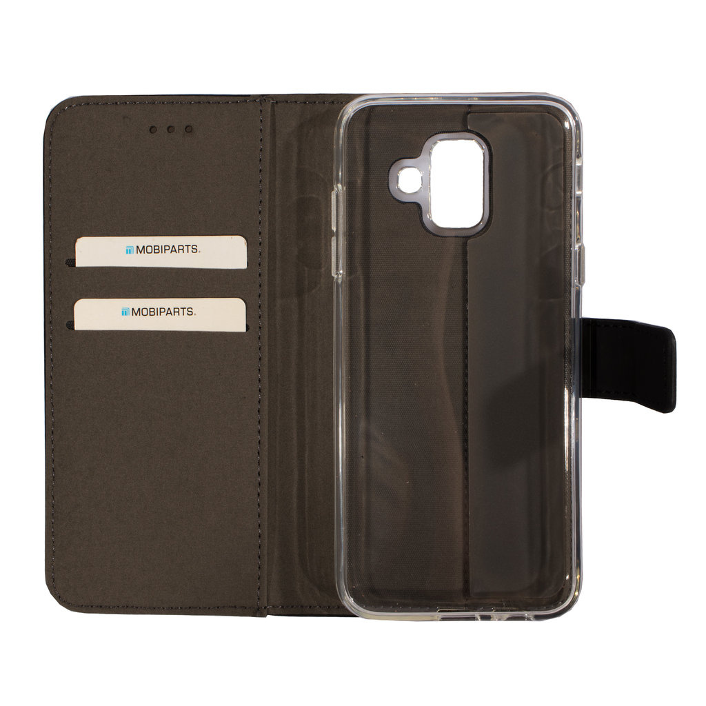 Mobiparts Mobiparts Samsung Galaxy A6 (2018) Wallet Case - Zwart