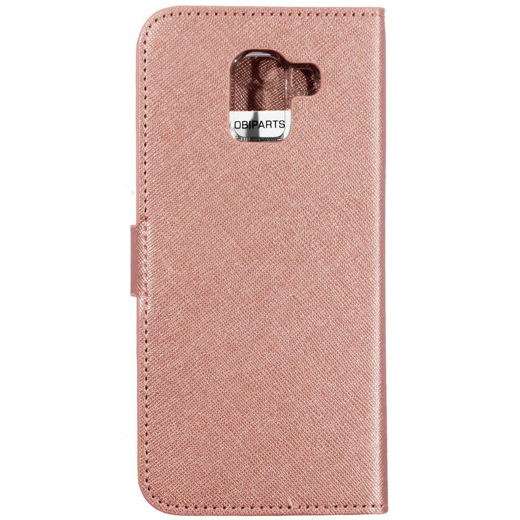 Mobiparts Mobiparts Saffiano Wallet Case Samsung Galaxy J6 (2018) Pink