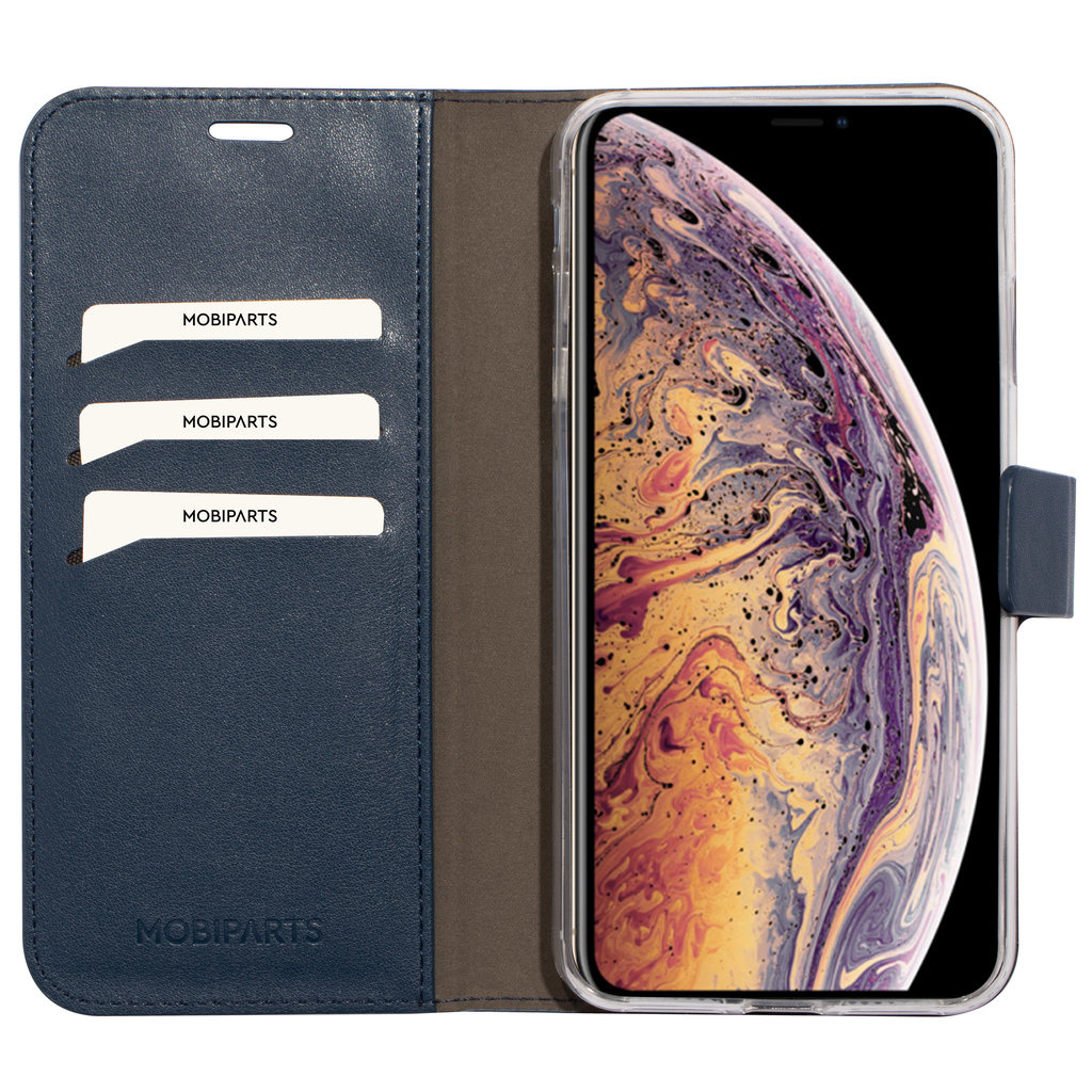 Mobiparts Mobiparts Classic Wallet Case Apple iPhone XS Max Blue