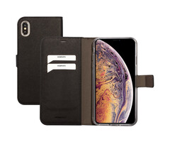 Mobiparts Mobiparts Saffiano Wallet Case voor Apple iPhone XS Max - Zwart