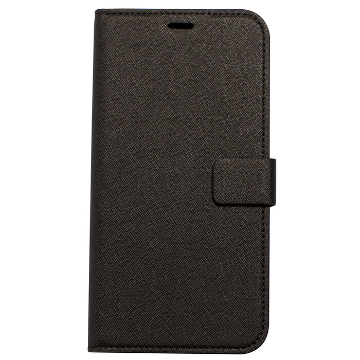 Mobiparts Mobiparts Saffiano Wallet Case voor Apple iPhone XS Max - Zwart - Portemonnee Hoesje