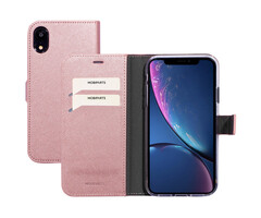 Mobiparts Mobiparts Saffiano Wallet Case iPhone XR - Roze
