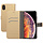 Mobiparts Saffiano Wallet Case voor Apple iPhone XS Max - Goud
