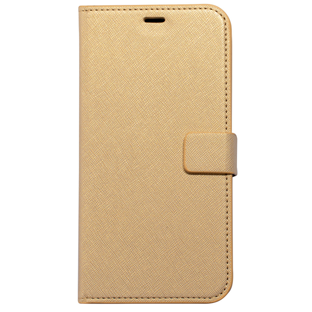 Mobiparts Mobiparts Saffiano Wallet Case Apple iPhone XS Max Gold
