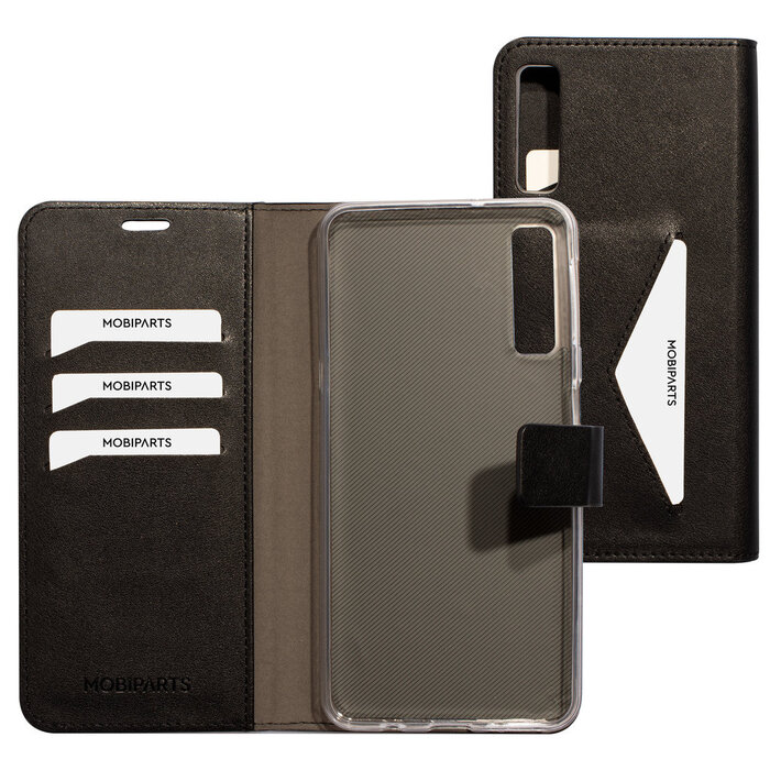 Mobiparts Mobiparts Classic Wallet Case Samsung Galaxy A7 (2018) Black