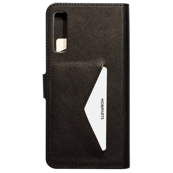 Mobiparts Mobiparts Classic Wallet Case voor Samsung Galaxy A7 (2018) - Hoesje met Kaartvakjes - Zwart