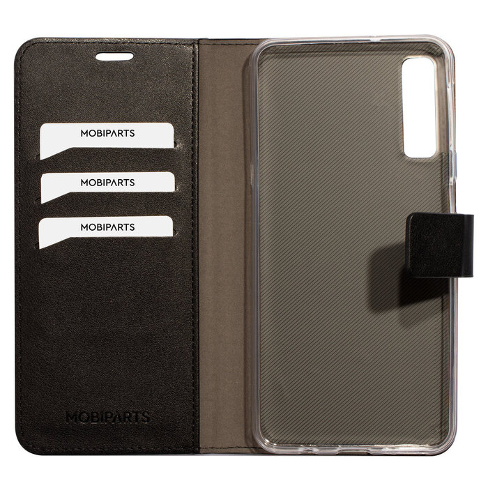 Mobiparts Mobiparts Classic Wallet Case voor Samsung Galaxy A7 (2018) - Hoesje met Kaartvakjes - Zwart
