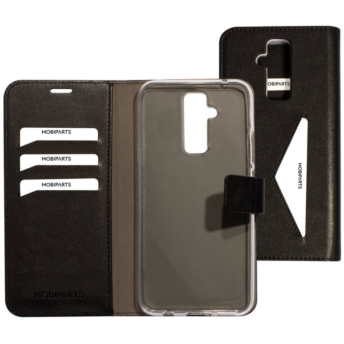 Mobiparts Mobiparts Classic Wallet Case voor Huawei Mate 20 Lite - Zwart met pasjeshouder
