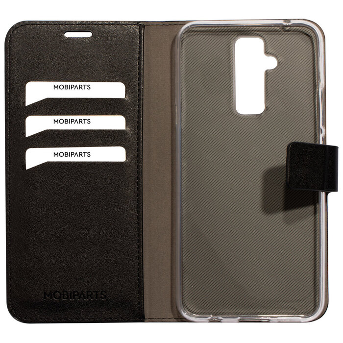 Mobiparts Mobiparts Classic Wallet Case voor Huawei Mate 20 Lite - Zwart met pasjeshouder