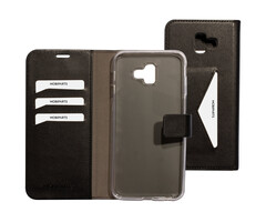 Mobiparts Mobiparts Classic Wallet Case voor Samsung Galaxy J6 Plus (2018) - Zwart