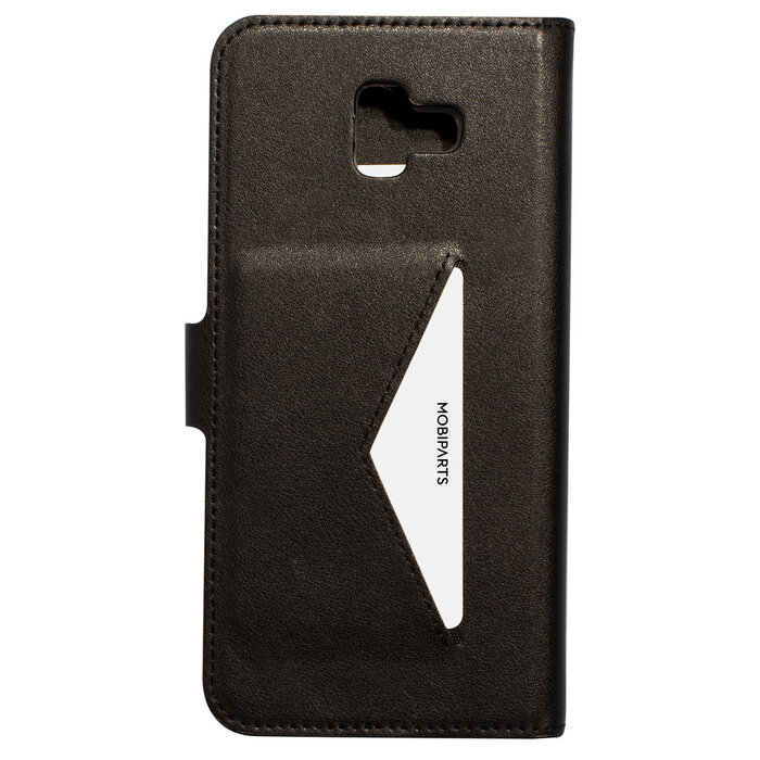Mobiparts Mobiparts Classic Wallet Case voor Samsung Galaxy J6 Plus (2018) - Zwart - Kunstlederen Hoesje