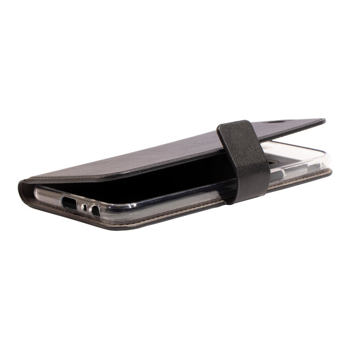 Mobiparts Mobiparts Classic Wallet Case voor Samsung Galaxy J6 Plus (2018) - Zwart - Kunstlederen Hoesje