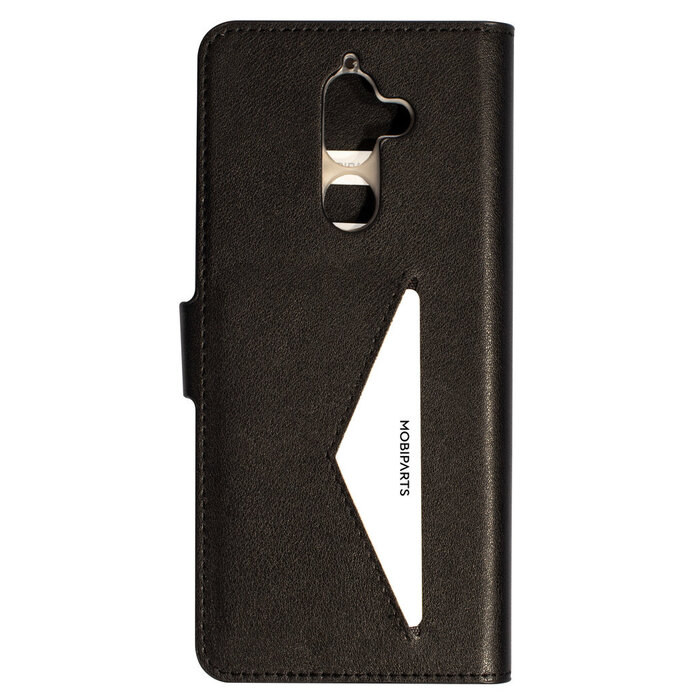 Mobiparts Mobiparts Classic Wallet Case voor Nokia 7 Plus - Zwart Kunstlederen Hoesje