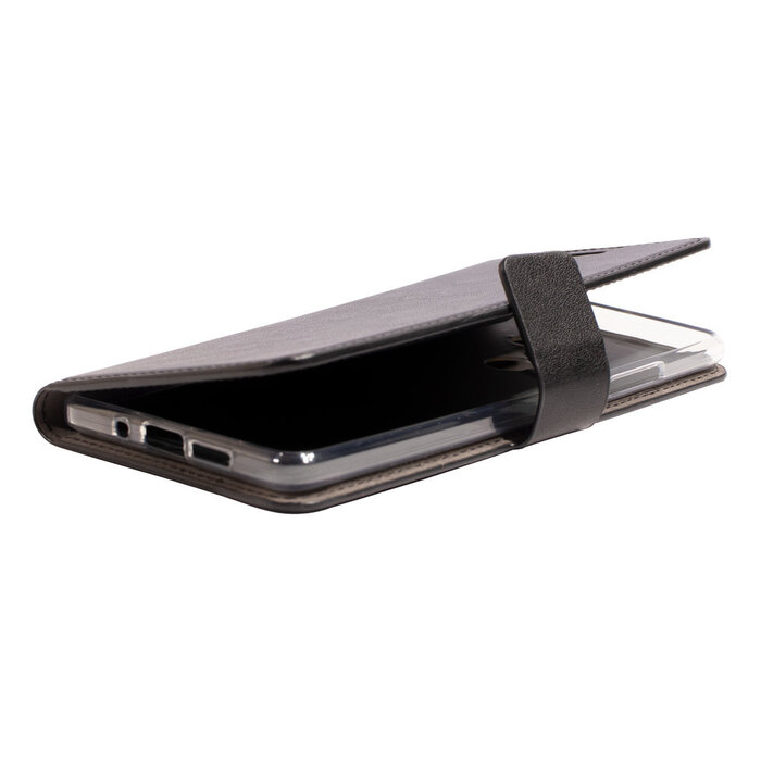 Mobiparts Mobiparts Classic Wallet Case voor Nokia 7 Plus - Zwart Kunstlederen Hoesje