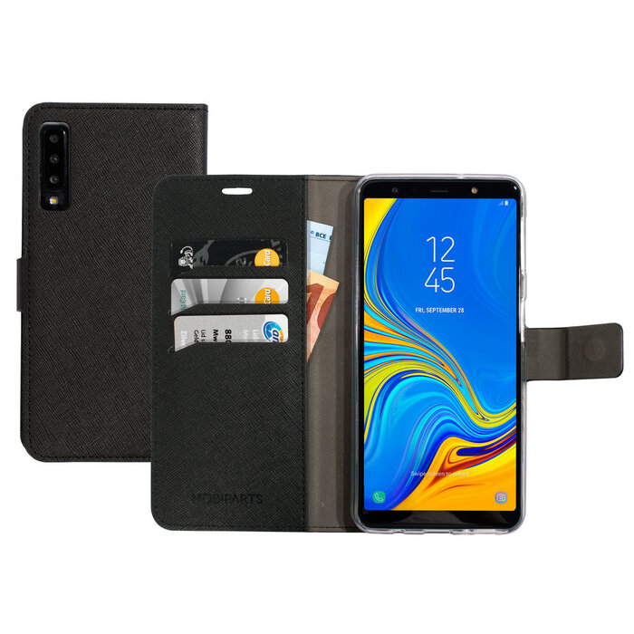 Mobiparts Mobiparts Saffiano Wallet Case Samsung Galaxy A7 (2018) Black