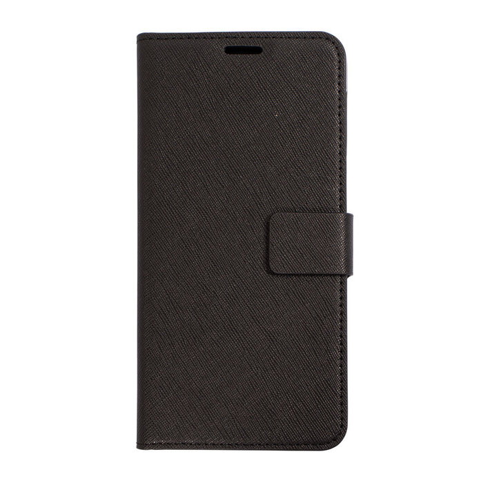 Mobiparts Mobiparts Saffiano Wallet Case voor Samsung Galaxy A7 (2018) - Hoesje met Kaarthouder - Zwart