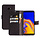 Mobiparts Saffiano Wallet Case voor Samsung Galaxy J4 Plus (2018) - Zwart - Hoesje met pasjeshouder
