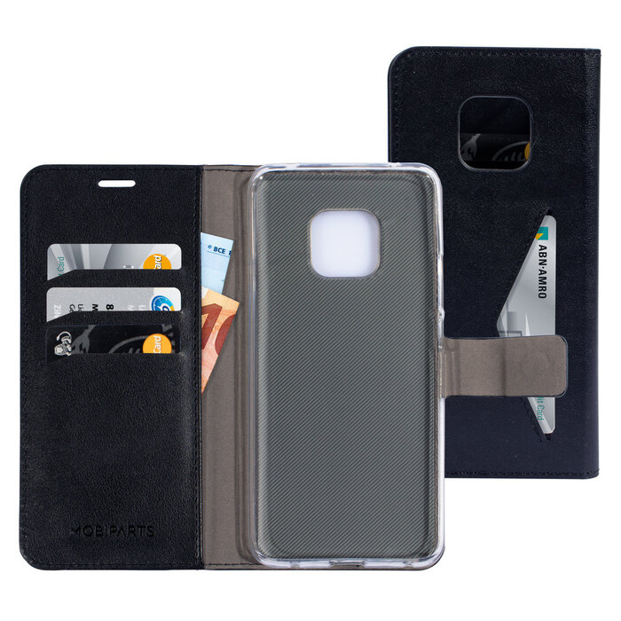 Mobiparts Mobiparts Classic Wallet Case voor Huawei Mate 20 Pro - Hoesje met pasvakjes - Zwart