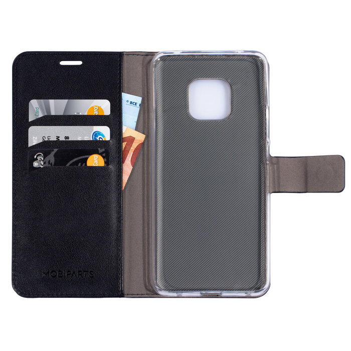 Mobiparts Mobiparts Classic Wallet Case voor Huawei Mate 20 Pro - Hoesje met pasvakjes - Zwart