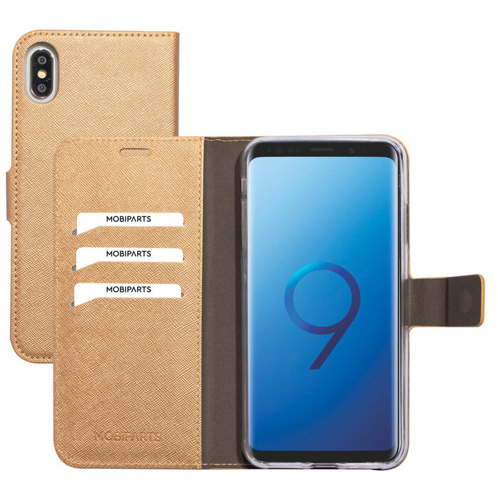 Mobiparts Mobiparts Saffiano Wallet Case voor iPhone XS Max - Koper