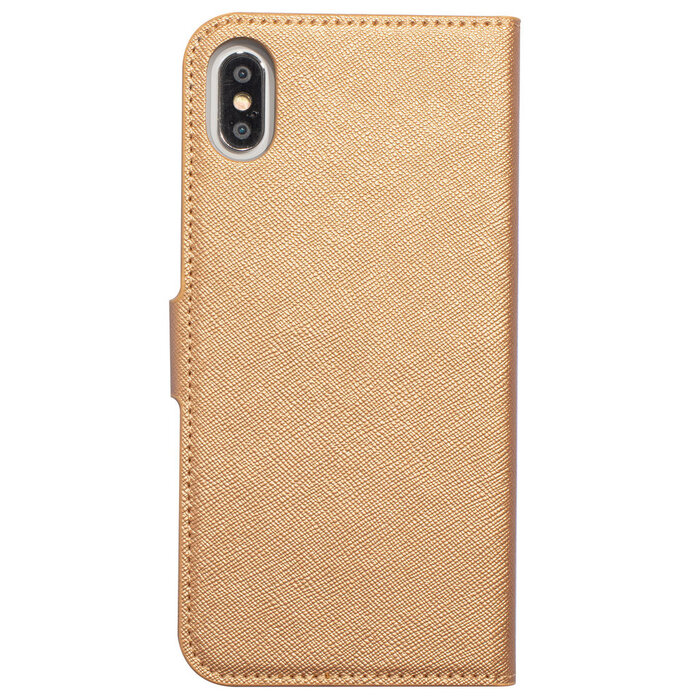 Mobiparts Mobiparts Saffiano Wallet Case voor iPhone XS Max - Koper