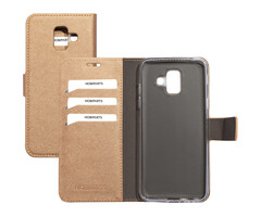 Mobiparts Mobiparts Saffiano Wallet Case Samsung Galaxy A6 (2018) Copper