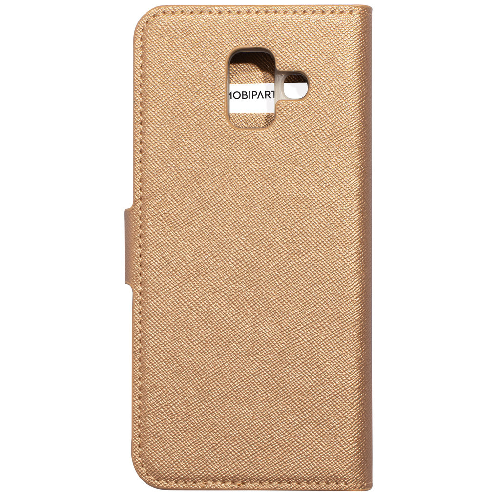 Mobiparts Mobiparts Saffiano Wallet Case Samsung Galaxy A6 (2018) Copper
