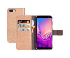 Mobiparts Mobiparts Saffiano Wallet Case voor Samsung Galaxy J6 (2018) - Koper